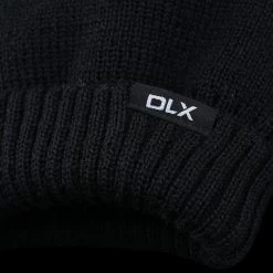 Trespass DLX Unisex Fleece Lined Beanie Hat Ronan -Adventure Pulse uahsham20001 blk ronan dlx d