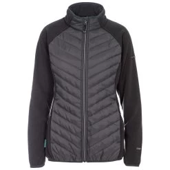 Trespass Womens Quilted Fleece Jacket Underpinned