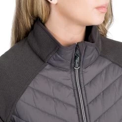 Trespass Womens Quilted Fleece Jacket Underpinned -Adventure Pulse underpinned faflfltr0011 cha m06