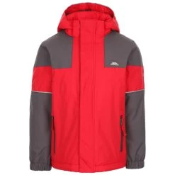 Trespass Kids Padded Waterproof Jacket Unlock -Adventure Pulse unlock mcjkratr0022 red a