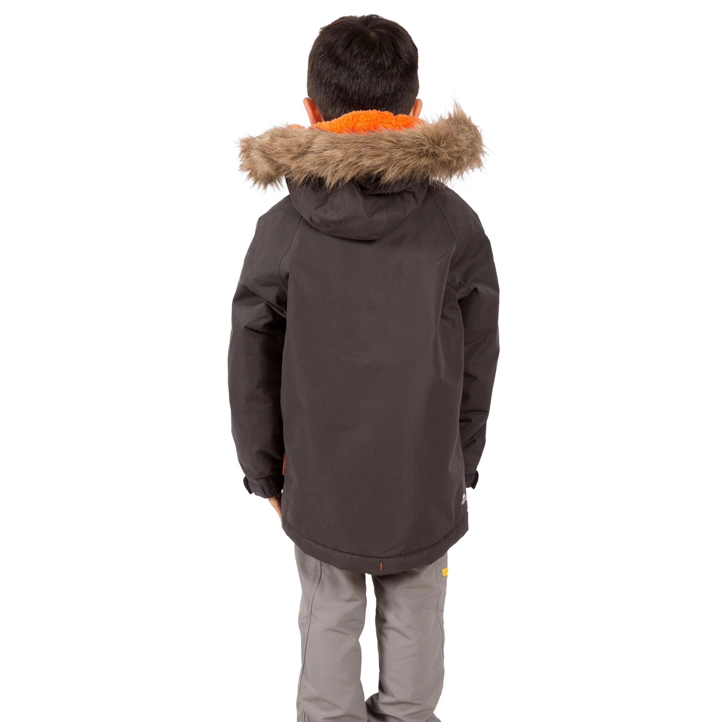 Trespass Kids Waterproof Parka Jacket Upbeat 4 Trespass Kids Waterproof Parka Jacket Upbeat - Image 4