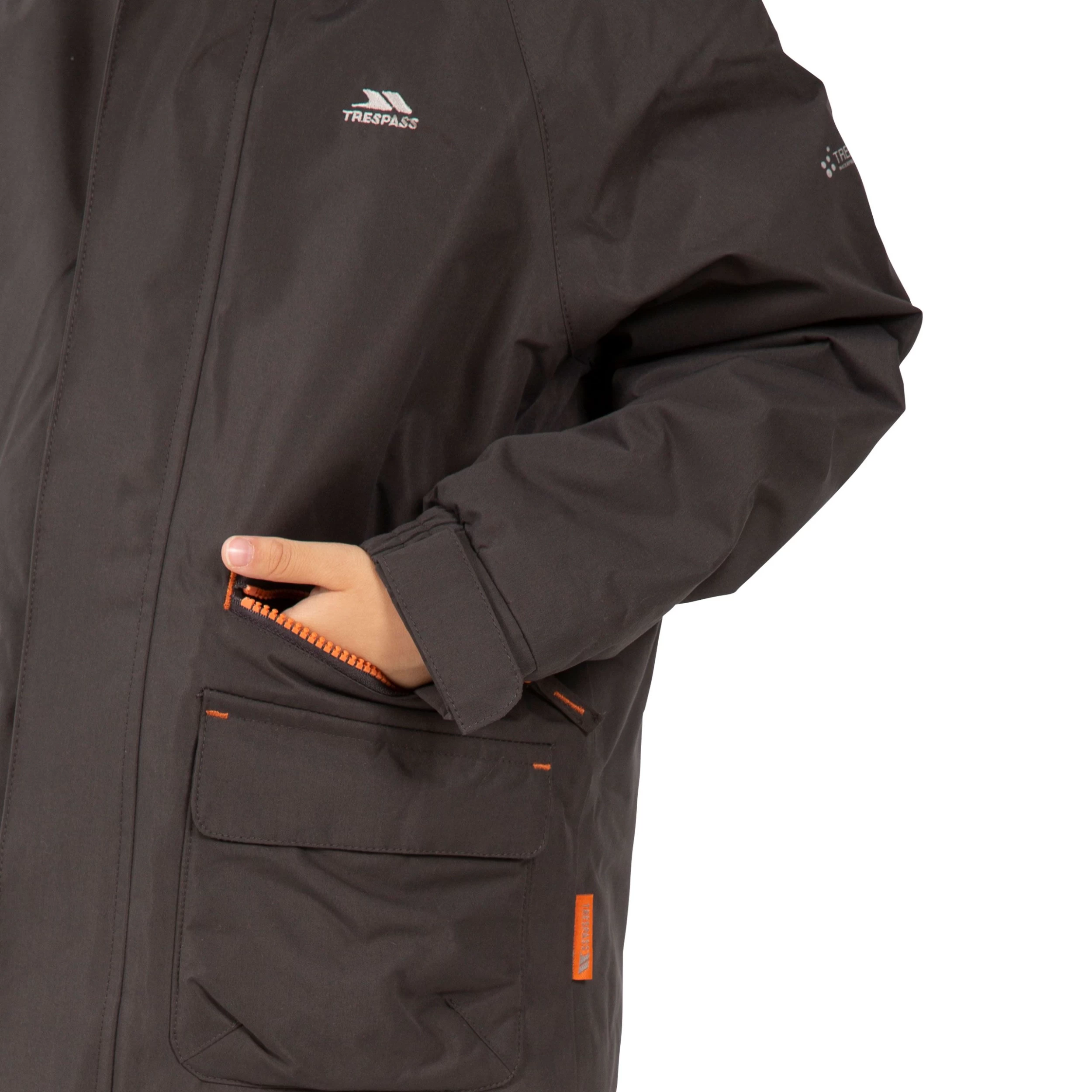 Trespass Kids Waterproof Parka Jacket Upbeat 7 Trespass Kids Waterproof Parka Jacket Upbeat - Image 7