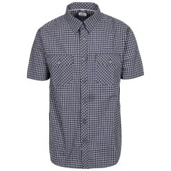 Trespass Men's Cotton Short Sleeve Shirt Uttoxeter -Adventure Pulse uttoxeter matosbtr0010 dgh a