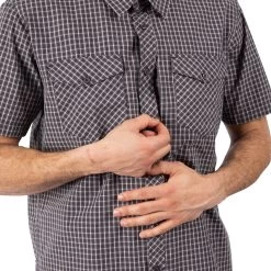 Trespass Men's Cotton Short Sleeve Shirt Uttoxeter -Adventure Pulse uttoxeter matosbtr0010 dgh m04