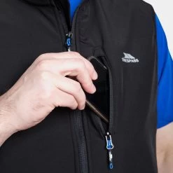 Trespass Men's Softshell Gilet Vassus - Junior Size 12 Trespass Men's Softshell Gilet Vassus - Junior Size -Adventure Pulse vassus majkssm20005 blk m04