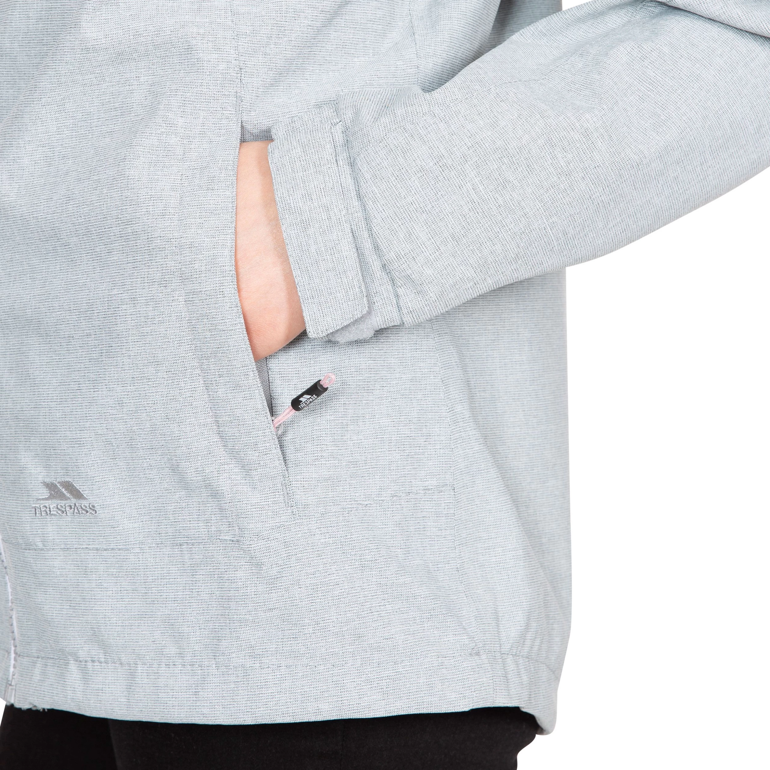 Trespass Womens Waterproof Jacket Virtual - Junior Size 6 Trespass Womens Waterproof Jacket Virtual - Junior Size - Image 6