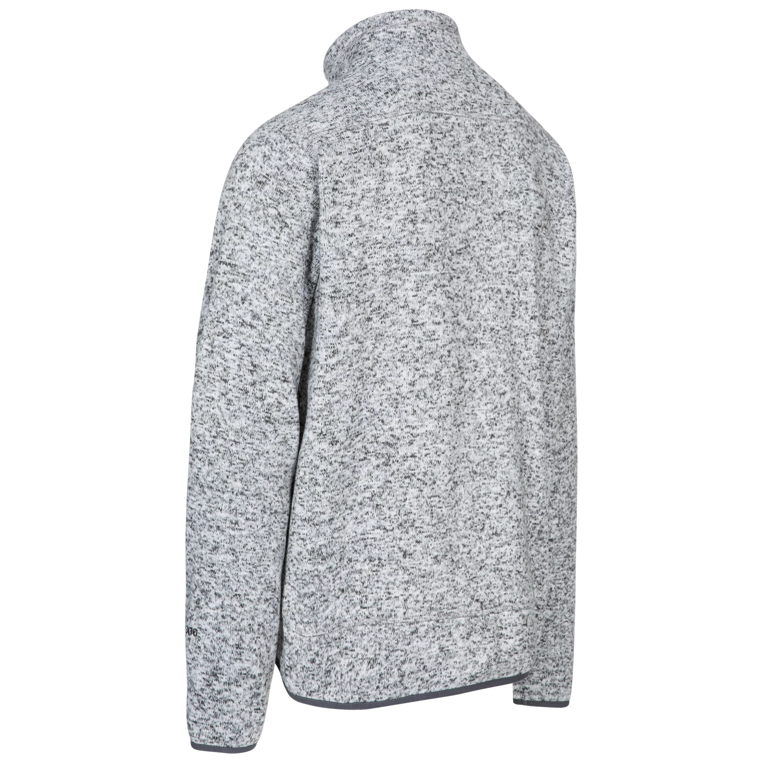 Trespass Men's Marl Fleece Jacket Wallow 2 Trespass Men's Marl Fleece Jacket Wallow - Image 2