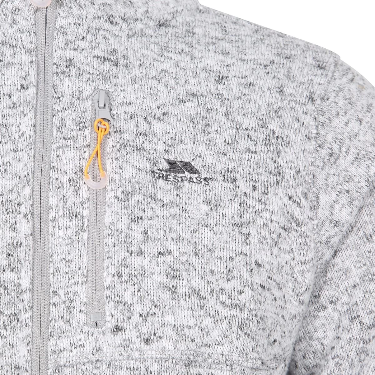 Trespass Men's Marl Fleece Jacket Wallow 3 Trespass Men's Marl Fleece Jacket Wallow - Image 3