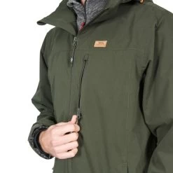 Trespass Men’s Waterproof Jacket Weir -Adventure Pulse weir majkrao10012 oli m05 1