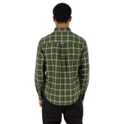 Trespass Men's Casual Cotton Shirt Withnell - BLUE CHECK XXS -Adventure Pulse whitnell matosbtr0037 grn m02