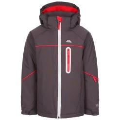 Trespass Boy's Ski Jacket TP75 Wilson - DARK GREY 2/3