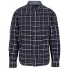 Trespass Men's Casual Cotton Shirt Withnell - BLUE CHECK XXS