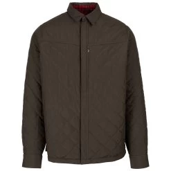 Trespass Men's Casual Reversible Shacket Woodale - DARK KHAKI XXS