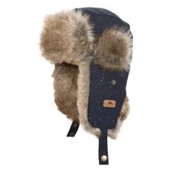 Trespass Kids' Faux Fur Lined Trapper Hat Zazu